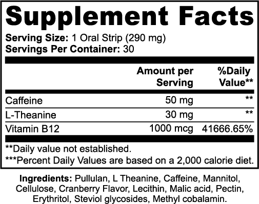 B-12 Energy Strips